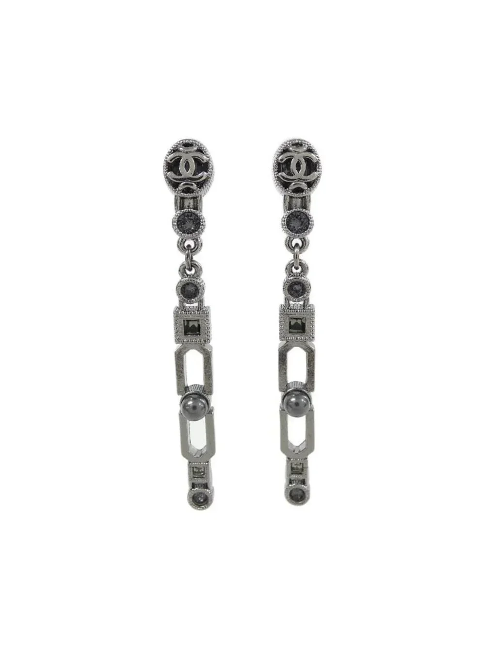 Chanel Earrings Silver